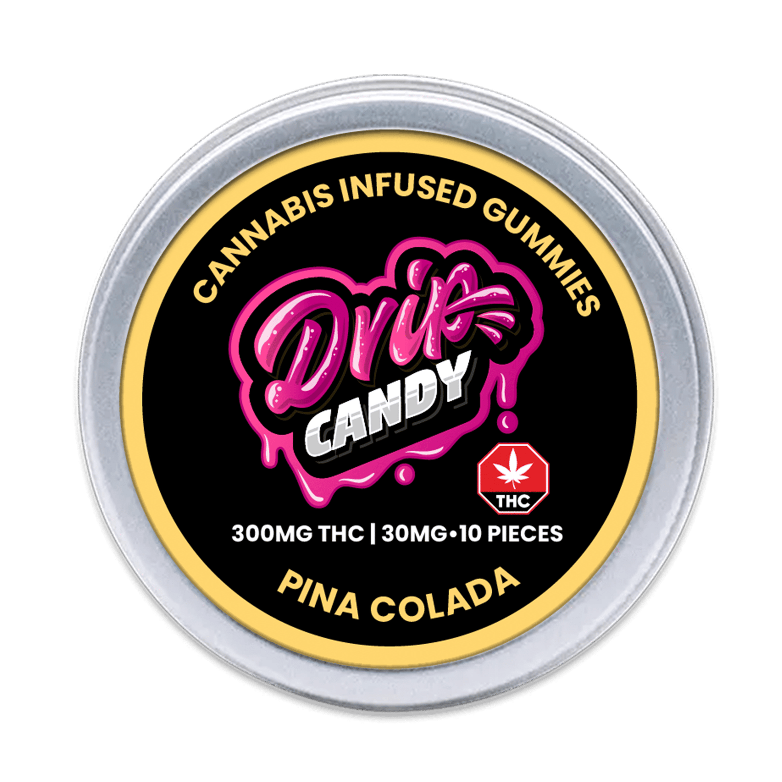 Pina Colada Infused Gummies 300MG THC - Image 2