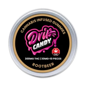 Alternative view of Root beer Infused Gummies 300MG THC