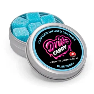 Blueberry Infused Gummies 300MG THC