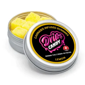 Lemon Infused Gummies 300MG THC
