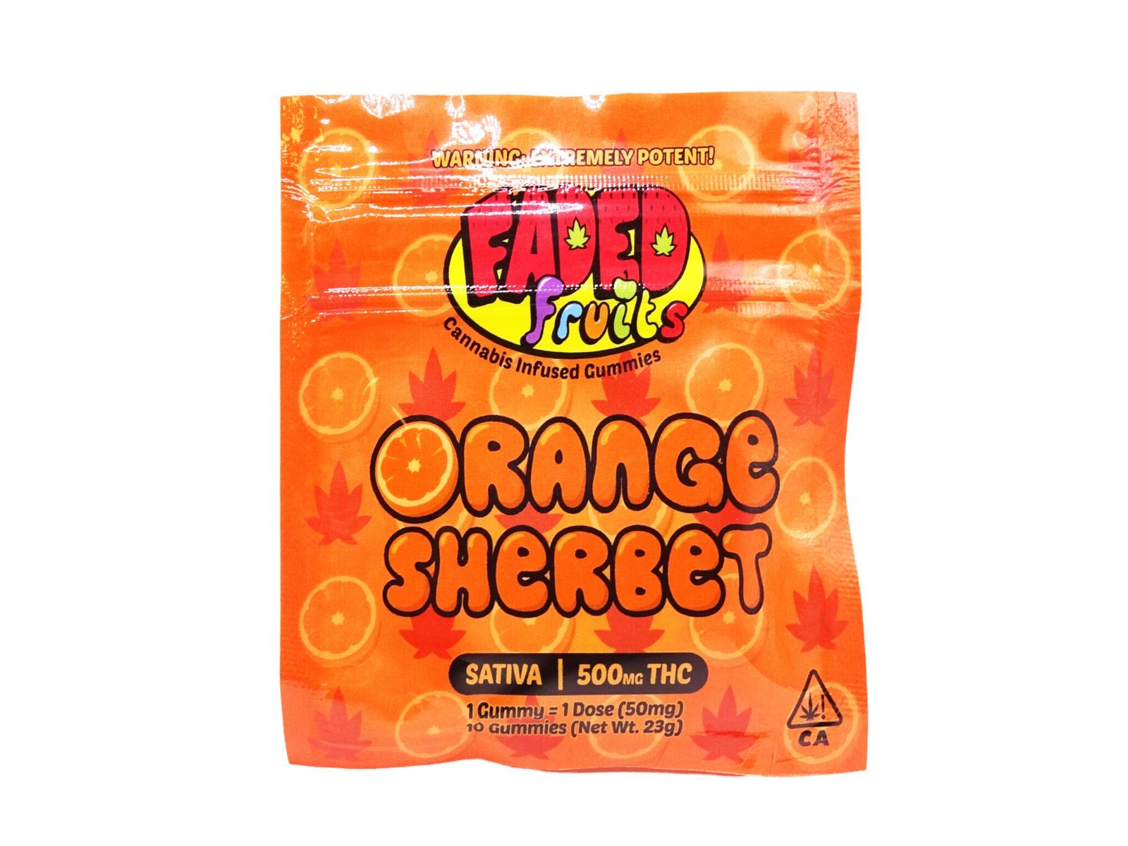 Faded Fruits Orange Sherbet