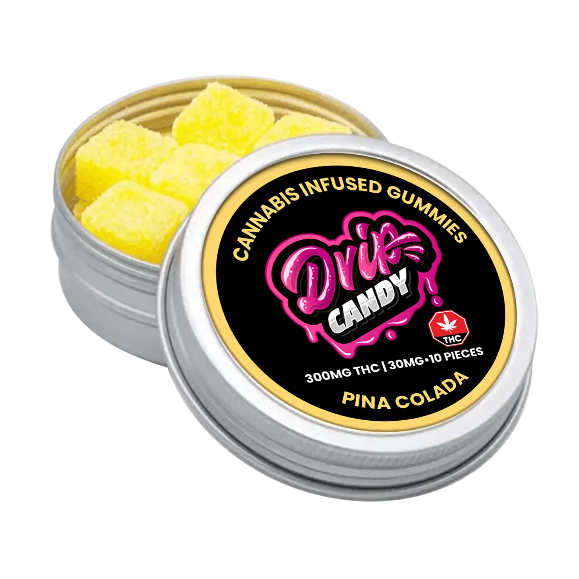 Pina Colada Infused Gummies 300MG THC