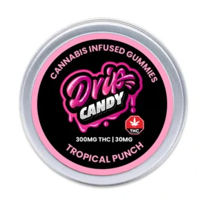 Alternative view of Tropical Punch  Infused Gummies 300MG THC