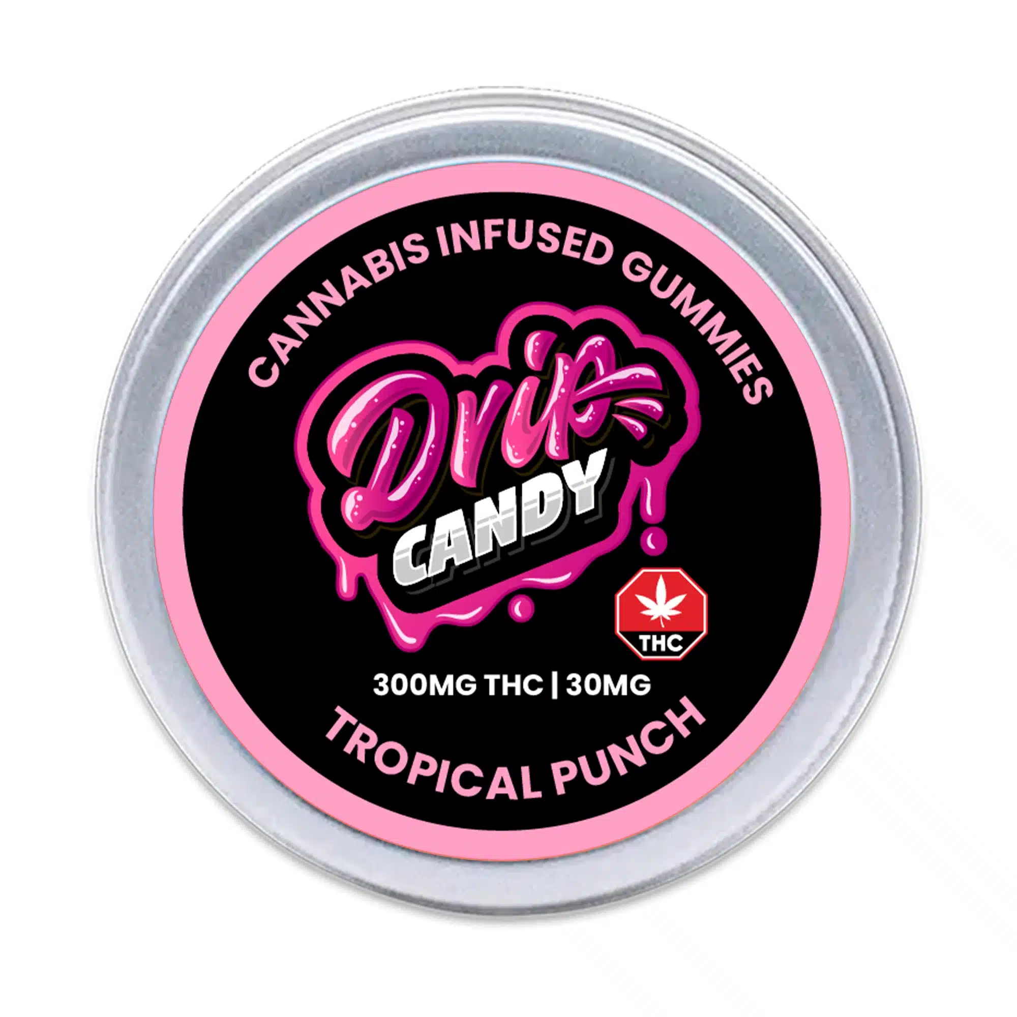 Tropical Punch Infused Gummies 300MG THC - Image 2