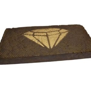 Moroccan Gold Stamp Diamond Hash