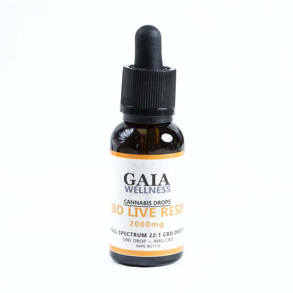 GAIA | 22:1 CBD Live Resin Drops | 2000MG DE