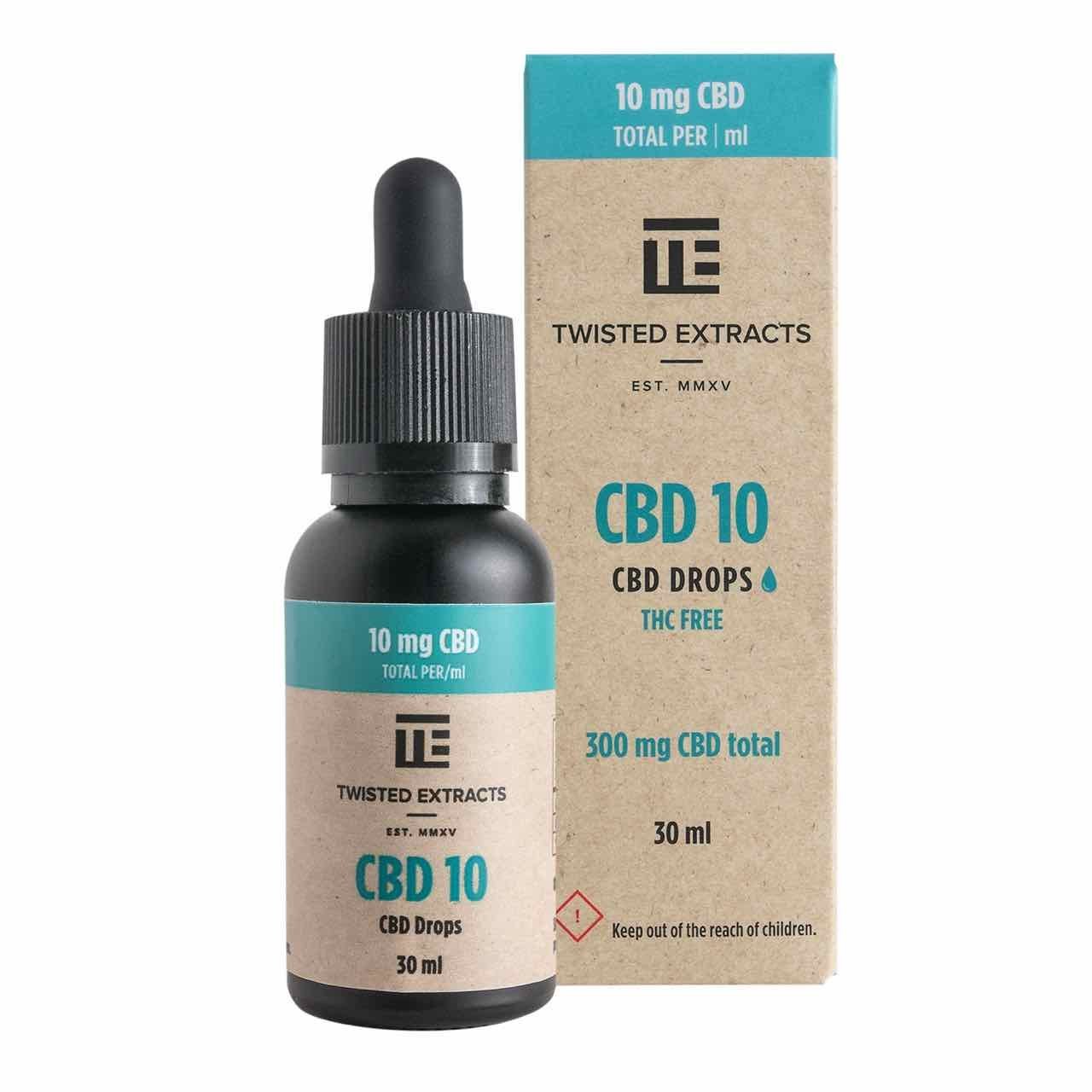 Twisted Extracts Oil Drops CBD DE – Orange (300mg CBD – 30ml)