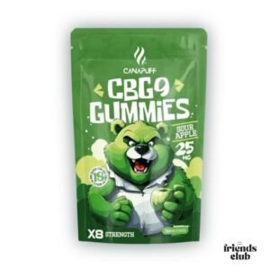 CBG9 Aroma Gummies Sour Apple 5Stück