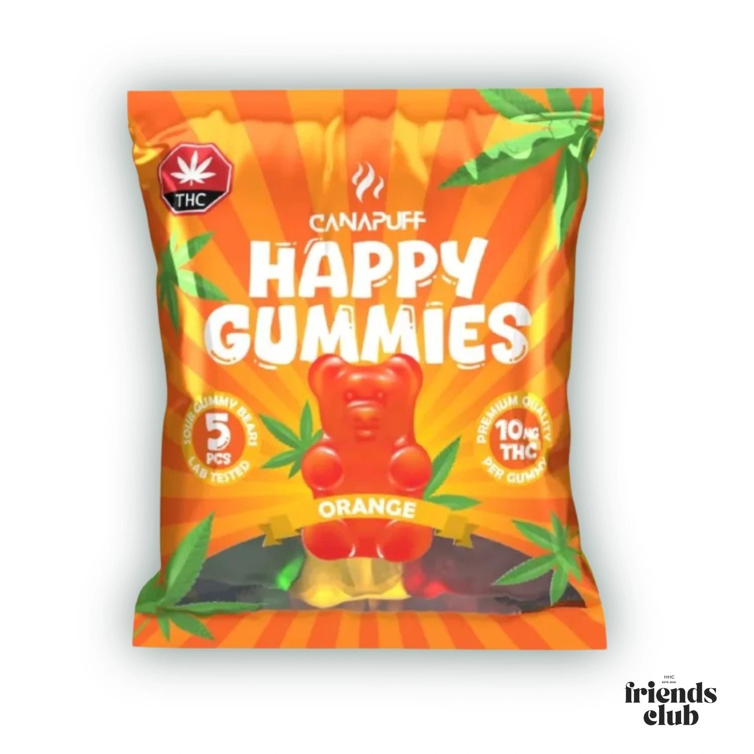 THC Aroma Gummies Orange 5Stk